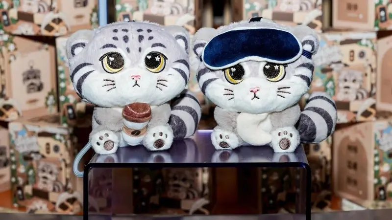 A character modeled after Timofey the Pallas's cat from Moscow was unveiled at an exhibition in China