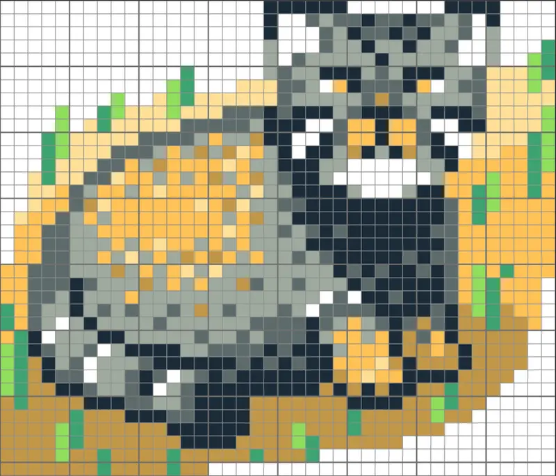 A photograph of a Pallas's cat