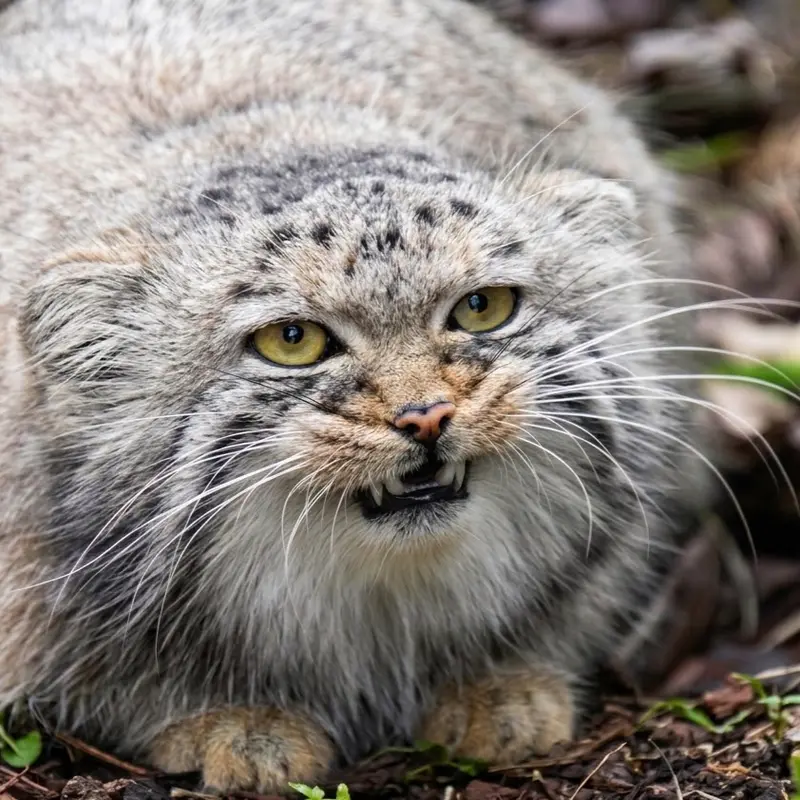 A photograph of a Pallas's cat in Bio-Topia Dunkerque