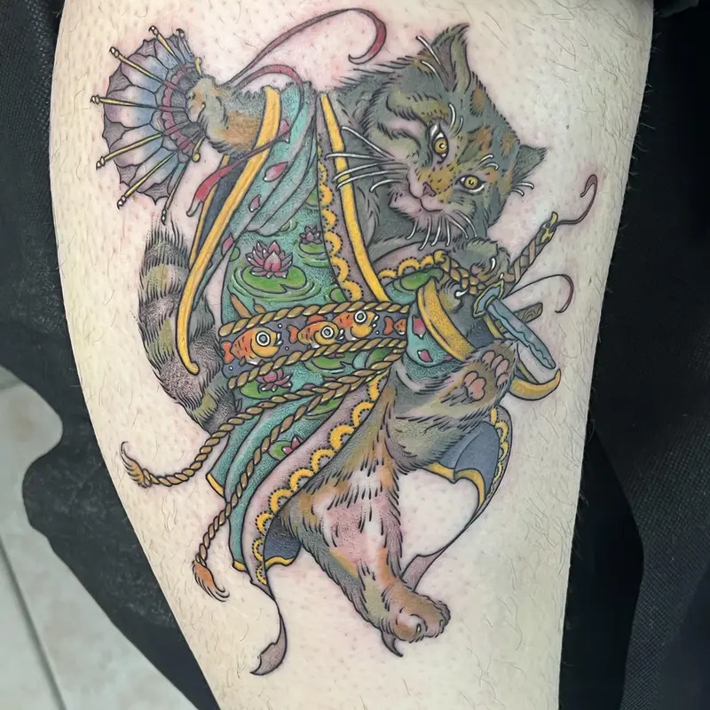 A photograph of a Pallas's cat