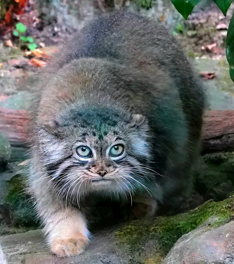 A photograph of Poes in Rotterdam Zoo