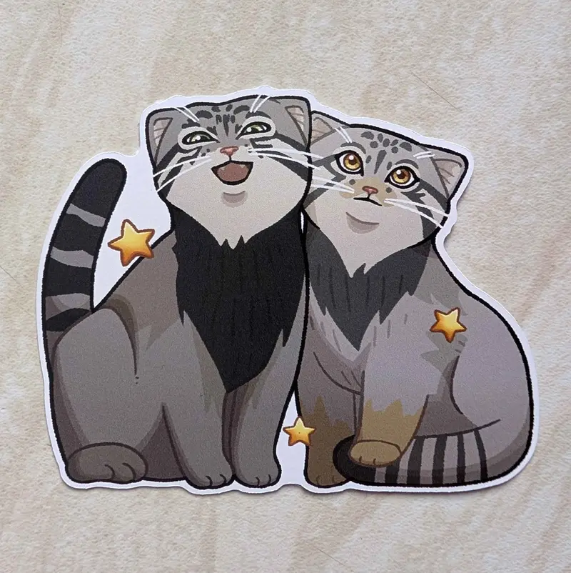 Selling Stickers to Support Pallas Pals for Edinburgh Zoo Fundraiser