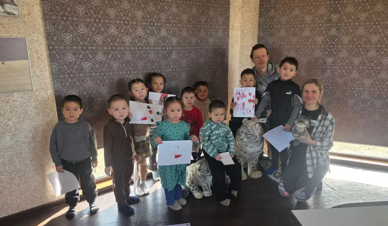 A photograph of a Pallas's cat
