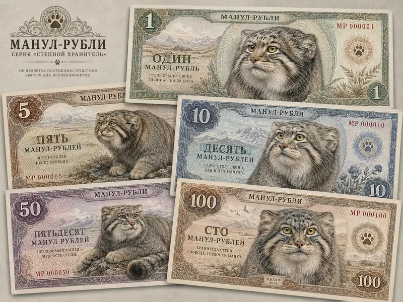 A photograph of a Pallas's cat
